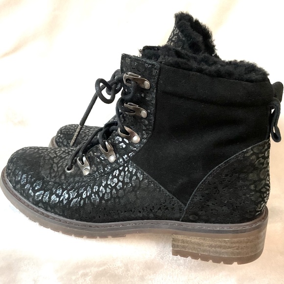 EMU AUSTRALIA Leather Wool Lined Waterproof Hiker Boots Sz 9 - Picture 8 of 16